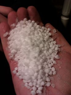 Graupel, Westwood, MA 2010-02-02