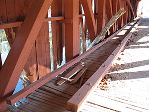 Hillsgrove Covered Bridge flood 8