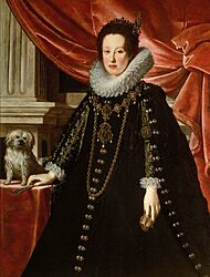 Justus Sustermans - Anna de' Medici, wife of archduke Ferdinand Charles of Austria