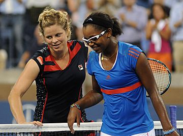 Kim Clijsters & Victoria Duval