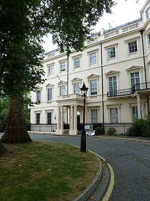 Lamppost in Carlton Gardens, London-geograph-2183161