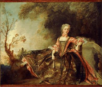 Marie Salle by Nicolas Lancret