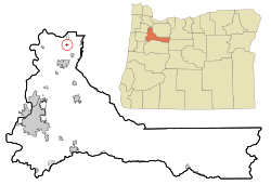 Location in Oregon