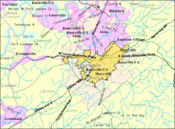 U.S. Census map