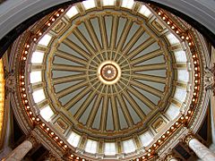 Mississippi New State Capitol building rotunda