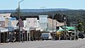 View down Newton Street, the main street of Monto, 2014 02