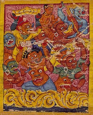 Astasahasrika Prajnaparamita Mara Demons