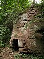 Badger Dingle - sandstone outcrop