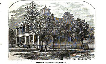 Benedict College in Columbia SC original building a former plantation house.jpg