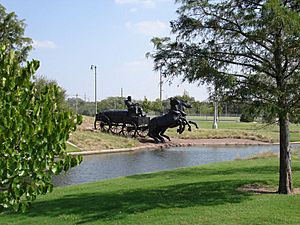 Bricktown Canal Landrun Statues