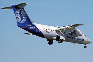 Brussels airlines rj85 oo-djz arp