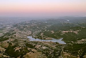 Chesbro Reservoir aerial