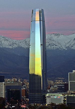 Costanera Center at evening