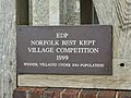 EDP Best Kept Village 1999 Plaque