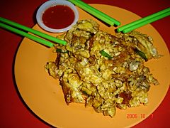 Fried Oyster Omelette