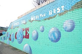 George Best mural