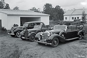 Hitlerin Mannerheimille lahjoittamat autot
