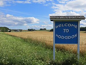 Hodgdon ME Welcome Sign