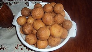 Home-made buñuelos