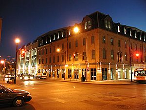 John Labatt Centre - Talbot Inn corner