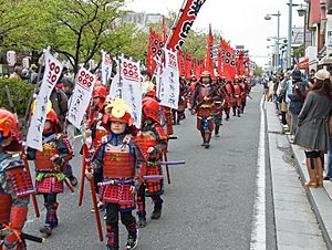 Mini-samurai-Kamakura Matsuri