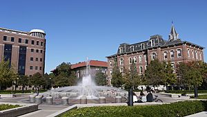 Purdue University Liberal Arts fountain