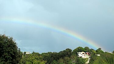 Rainbow in Rincón, Puerto Rico