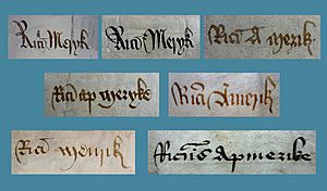 Richard Ap Meryk name variants