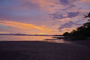 Sunset over Nicoya