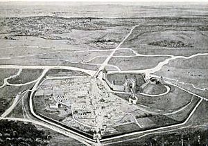 Tonbridge castle reconstruction