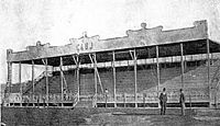 Tribuna oficial viejo estadio boca