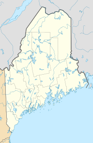 Location of Lake Passagassawakeag in Maine, USA.
