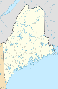 Location of Northeast Pond in Maine and New Hampshire, USA.