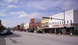 Downtown Upper Sandusky on North Sandusky Avenue