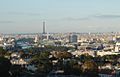 Vue de paris depuis meudon 2013