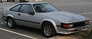 1984 Toyota Supra, front left (P-type)