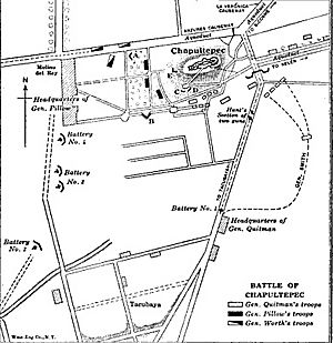 Chapultepec disposition of forces