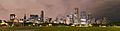 Chicago Grant Park night pano