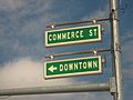 Downtown sign in Childress IMG 0691