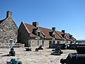 Fort Ticonderoga barracks, canon