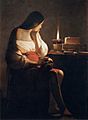 Georges de La Tour - Magdalen of Night Light - WGA12337