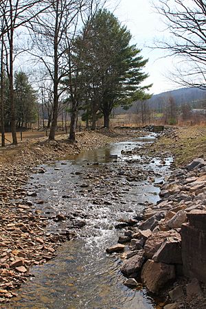 German Run looking upstream