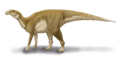 Hadrosaurus foulkii restoration