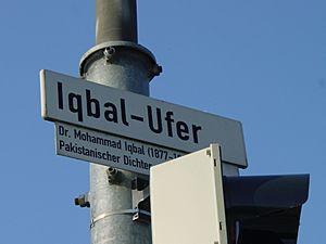 Iqbal Street in Heidelberg Germany