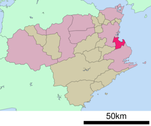 Location of Komatsushima