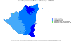 Koppen-Geiger Map NIC present