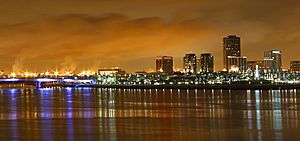 Long Beach, CA at night