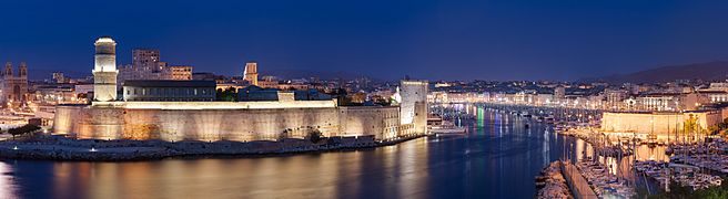 Marseille Vieux Port Night