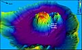 Maug caldera bathymetry