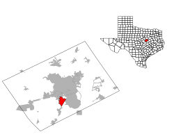 McLennan County Hewitt.svg